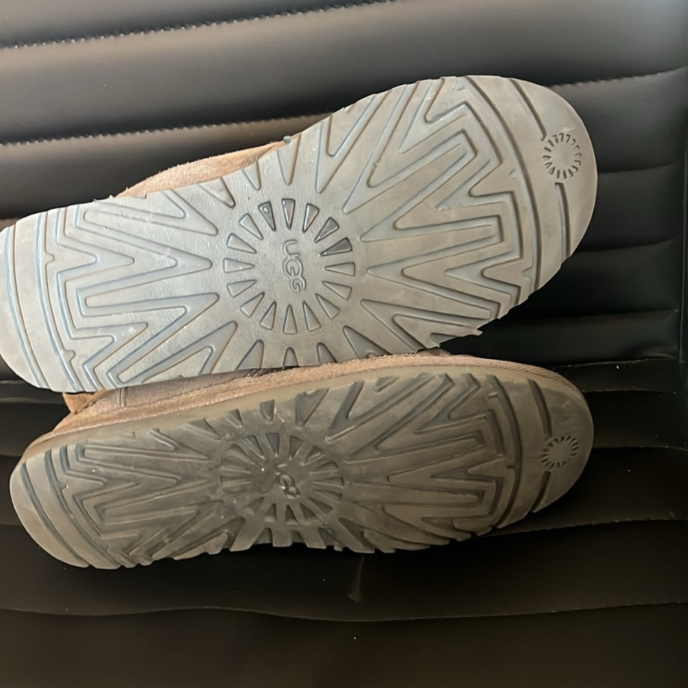 UGG Neumel Men's Chukka Boots Size 9 Brown Suede Sheepskin Lined - Picture 6 of 6